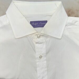 Ralph Lauren Men's Cream Dress Shirt